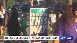 Whataburger Field gets spooky at Halloween with the Hooks [upl. by Faro]