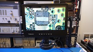 Review of a TOMLOV DM602 Flex 101 inch Digital Soldering Microscope [upl. by Kylie]