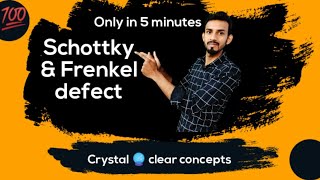 schottky defect and frenkel defect [upl. by Ettedranreb]