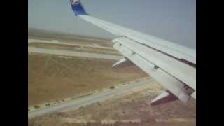 Boeing 737800 Travel Service Landing at Tunisia Enfidha NBE [upl. by Anauqes]