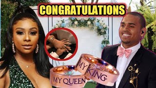 Rihanna congratulates Chris Brown and Boity Thulo for their engagement [upl. by Drarreg762]