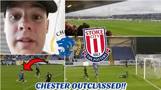 TEZGEL TREMENDOUS AS STOKE SHOW THEIR CLASS  Chester vs Stoke [upl. by Farlay]