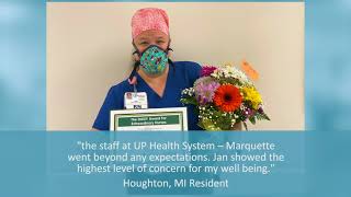 Extraordinary Nurses Recognized at UP Health System – Marquette  January 2021 [upl. by Esinyt242]