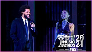 The Weeknd  Save your Tears Live Performance iHeartRadio Music Shorts YoutubeShorts ArianaGrande [upl. by Theodoric]