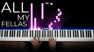 Frizk  ALL MY FELLAS Piano Cover [upl. by Eneles]