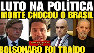 LUTO NA POLÍTICA MORTE CHOCOU O BRASIL JAIR BOLSONARO FOI TRAÍDO LEVOU GOLPE E RASTEIRA D PACHEC [upl. by Nalyt]