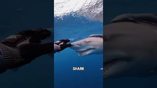 Rescuing sharks trapped in fishing nets animals cuteanimals cute shark sharks fishingnets [upl. by Crawley]