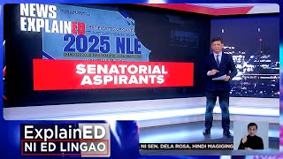 News ExplainED 66 na senatorial aspirants  Frontline Tonight [upl. by Blythe]