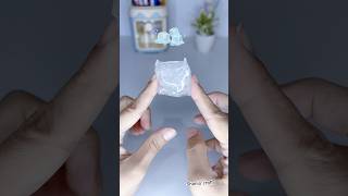 Bikin Es Batu Kenyal  Diy Squishy Ice Cube Nano Tape shorts squishy [upl. by Bat]