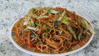 LO MEIN VEGETARIANO  ESPAGUETTY CHINO MUY FACIL Y DELICIOSO [upl. by Argella]