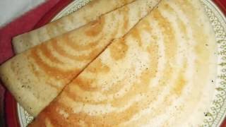 Dosa Recipe  How To Make Plain Dosa [upl. by Brigette831]