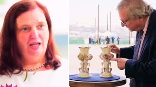 Antiques Roadshow SHOCK After Woman Has Second Thoughts About Charity Shop Thrift Store Find [upl. by Nabroc774]