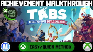 Totally Accurate Battle Simulator Xbox Achievement Walkthrough  Xbox Game Pass [upl. by Sheilah]