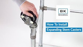 HowTo Install Expanding Stem Casters [upl. by Hairaza543]