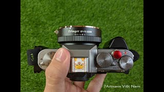 Fringer EFFX Pro 2  Ngàm chuyển AF TỐT NHẤT cho Fujifilm  Dùng được tất cả các lens Ngàm Canon [upl. by Ennayoj568]