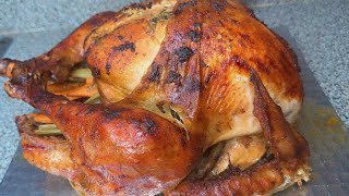 HOW TO MAKE THE MOST JUICIEST AND DELICIOUS TURKEY HOW TO CLEAN A WHOLE TURKEY [upl. by Allemac]