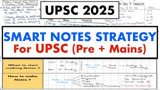 UPSC NOTES STRATEGY  Your Notes will decide Your UPSC Rank Next Year thinkbasicfolks [upl. by Nariko]