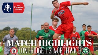 Highlights  Longridge 13 1874 Northwich FA Cup [upl. by Nnylrefinnej897]