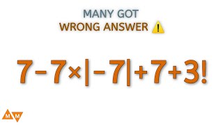 Many got the wrong answer  77×773❓  A Tricky Math Expression [upl. by Raynold]