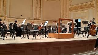 The Cleveland Orchestra warming up for their Carnegie Hall concert on 12024 with Franz WelserMöst [upl. by Ciapha]