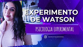 O EXPERIMENTO de WATSON como nossas RESPOSTAS EMOCIONAIS são APRENDIDAS [upl. by Ahsenit]