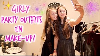 GIRLY PARTY OUTFITS EN MAKEUP VOOR DE FEESTDAGEN [upl. by Felty895]