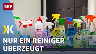 Glasreiniger im Test Nur ein Produkt sorgt für klare Sicht  2019  Kassensturz  SRF [upl. by Dittman274]