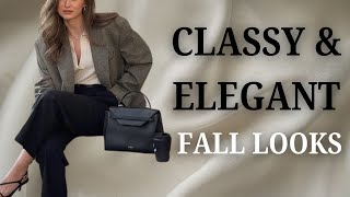 quotElegant Fall Outfits 2024 Chic and Classy Looksquot [upl. by Jeconiah]