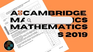 A Level Pure Mathematics May June 2019 Paper 32 970932 [upl. by Adekam469]