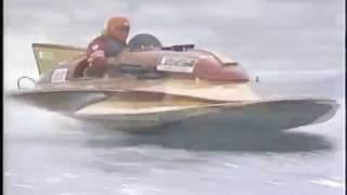 1990 REGATES DE VALLEYFIELD REGATTA 6LITRE FINAL 1st ATTEMPT BOUTLER ACCIDENT [upl. by Gib]