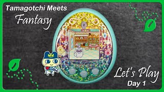 Lets play the Tamagotchi Meets FANTASY Day 1  Japanese Virtual Pet [upl. by Jem]