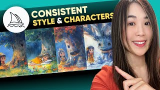 Illustrate Your Own Story with Midjourney Consistent Style amp Character Hacks [upl. by Yerffe]