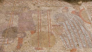 Extraordinary Roman mosaic amp villa discovered beneath farmers field in Rutland [upl. by Anitac28]