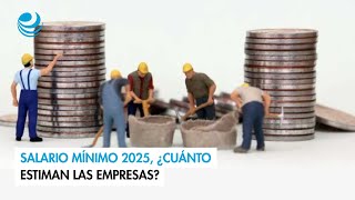 Salario mínimo 2025 ¿cuánto estiman las empresas [upl. by Noslien184]