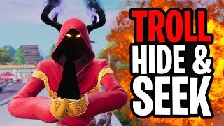 TROLLEN IN HIDE amp SEEK  Fortnite Battle Royale Playground Nederlands [upl. by Nivi]