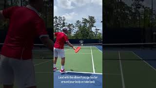 The forehand technique  elbow out [upl. by Michell]