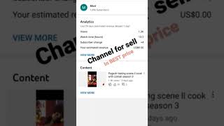 how to buy youtube channel  monetized youtube channel for sale  youtube channel for sell [upl. by Nivre310]