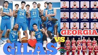 GILAS PILIPINAS VS GEORGIA❤️💚💙 [upl. by Henryk]