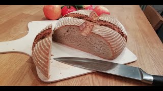 Roggenmischbrot ohne Sauerteig Graubrot [upl. by Ralston]