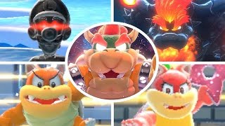 Bowsers Fury All Bosses Gameplay HD [upl. by Acinorej678]