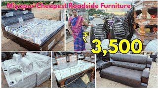 miyapur roadside furniture cheap amp best Prices  Hyderabad Furniture Market  Online Furniture Shop [upl. by Brigid]