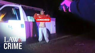 Bodycam Woman Boldly Flashes Cops After Allegedly Stealing Truck Gets Tased [upl. by Anayet]