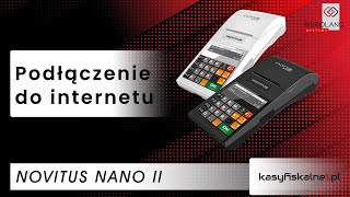 Podłączenie do internetu WIFI kasy fiskalnej Novitus Nano II Online [upl. by Anwahsat676]