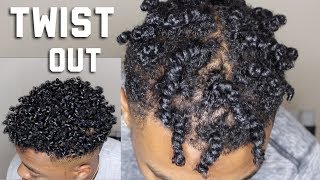 How to Two Strand Twist Short Hair Men 2022 4c Hair [upl. by Marela]