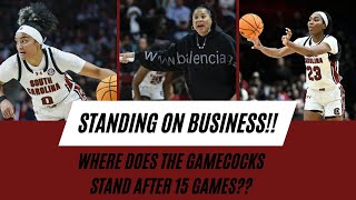 South Carolina Womens Basketball Where does the Gamecocks stand after 15 games [upl. by Harcourt]