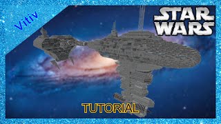 Star Wars EF76 NebulonB Escort Medical Frigate in Minecraft  11 Scale  Tutorial [upl. by Larret]