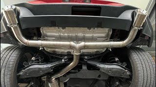 MK8 GTI New Exhaust Xforce exhaust [upl. by Quickman66]