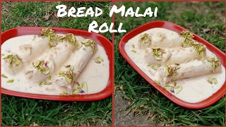 Bread Malai RollFrom Passion ApronParty Desserts [upl. by Heise]