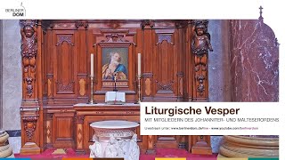 Liturgische Vesper am Petrusaltar am Montag 4 November 19 Uhr [upl. by Polinski]