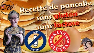 recette de pancake sans lactose sans gluten [upl. by Susejedesoj360]